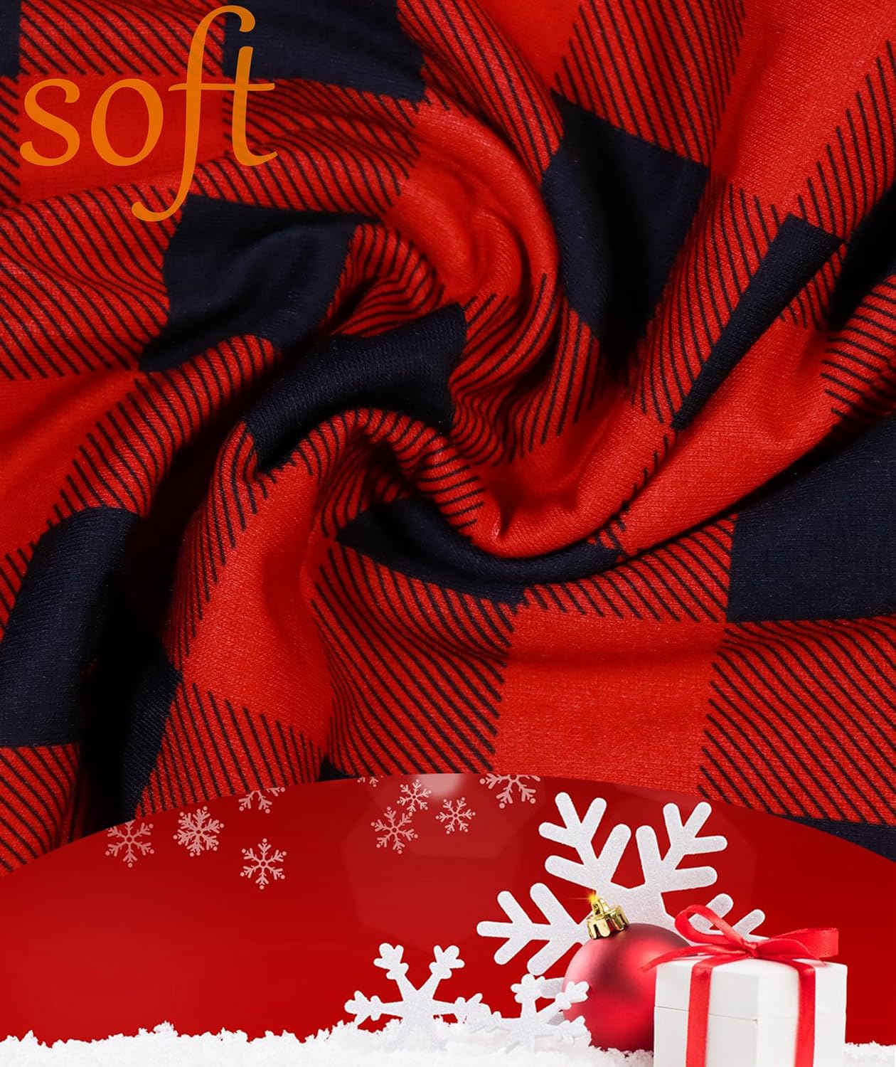 Boboking Christmas Pajamas For Couples Set Holiday Party Soft Clothes 2 Piece Women and Men Sleepwear - Image 4