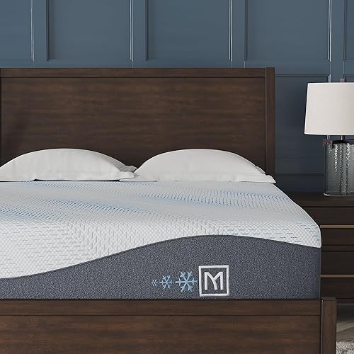 Signature Design by Ashley Millennium Cushion - Colchón híbrido de espuma viscoelástica de gel firme de 14 pulgadas tamaño Queen color blanco