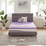 SINWEEK 2 Inch Twin Size Gel Memory Foam Mattress Topper | Ventilated Soft Pressure Relieve Mattress Pad, Breathable Bed Topper, CertiPUR-US Certified, 2 Inch Twin Size