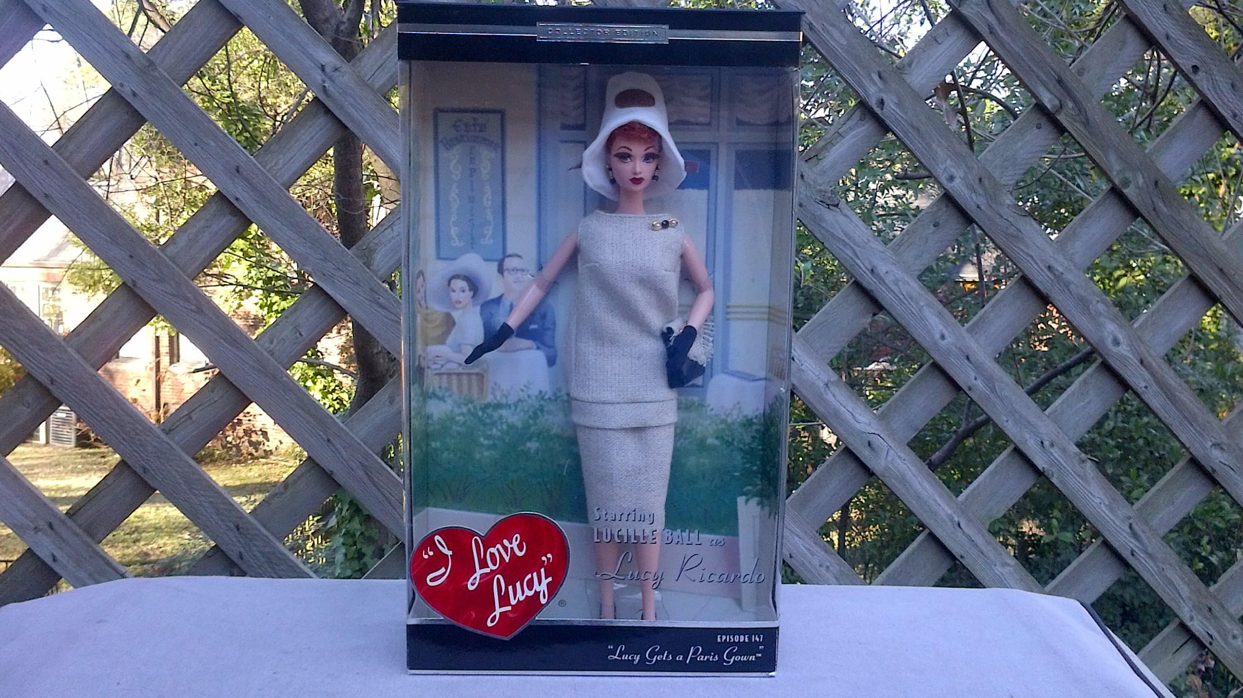 Barbie 2003 Timeless Treasures Collectible Doll - I Love Lucy - Lucy Gets a Paris Gown