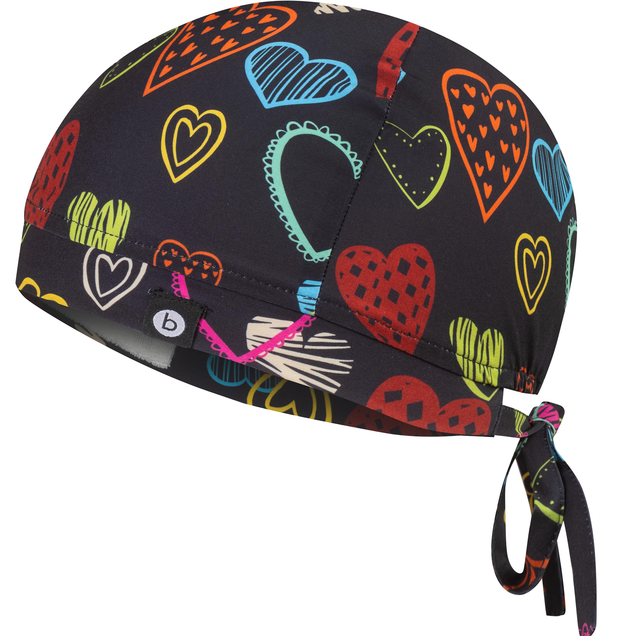 B-well Modena Scrub Hat Scrub Cap Scrub Hats Surgical Doctors, Nurses, Dentists, Pharmacists, Vets, Medical Staff, Colored Love, One Size