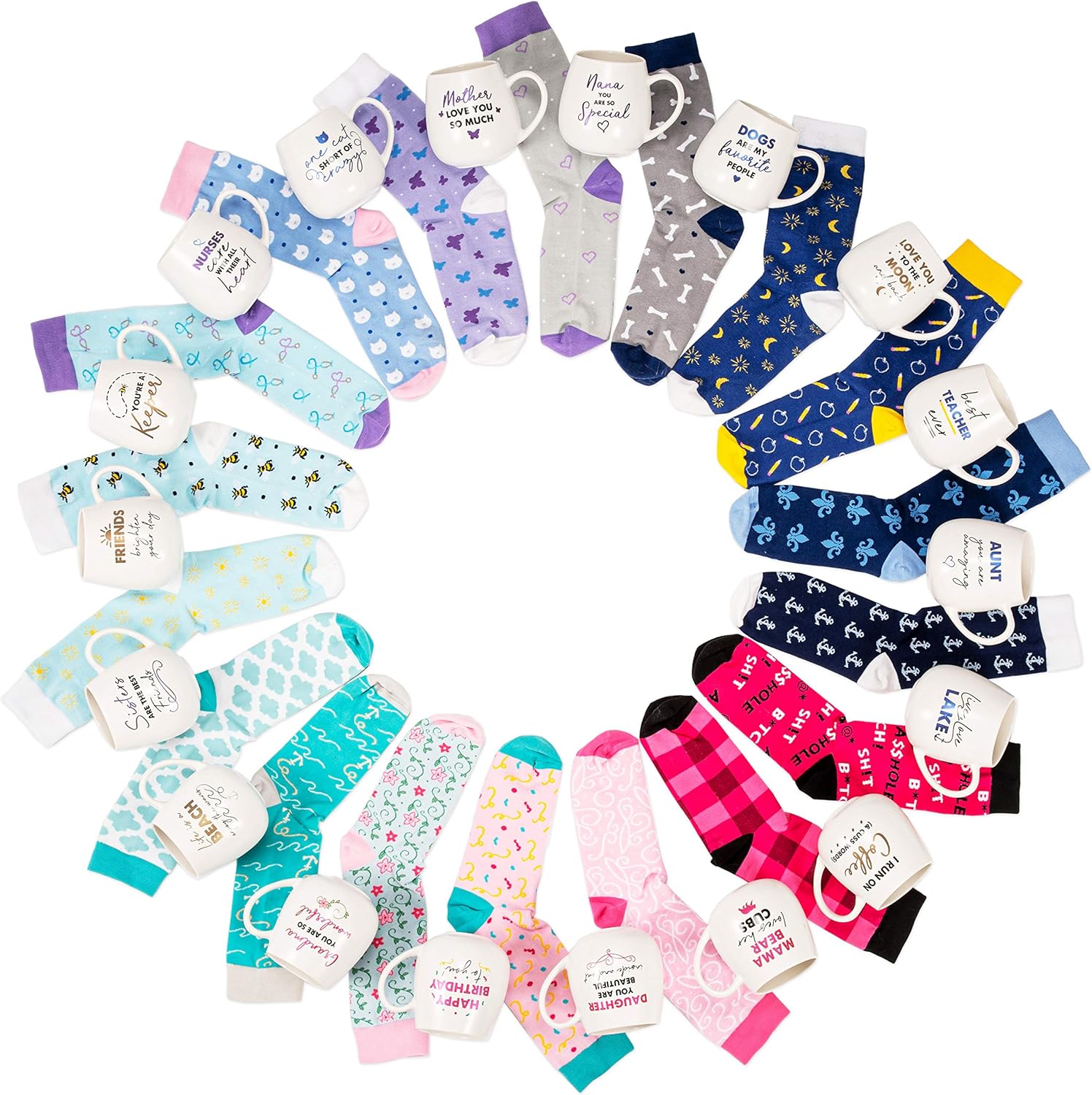 Happy Birthday To You - Streamer Socks & 15.5 Oz Coffee Cup Mug Gift Set - Image 4