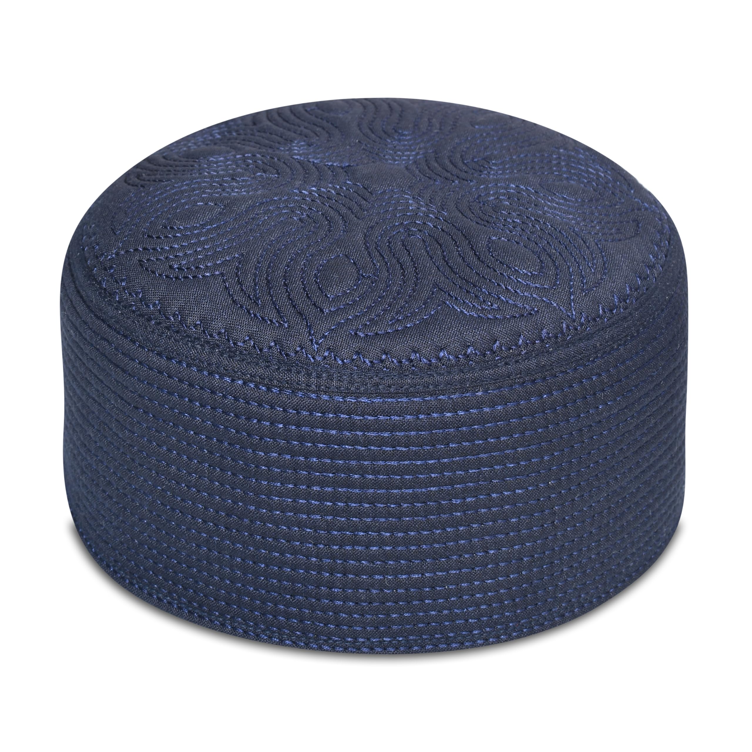 mtopi Muslim Namaz Cap | Embroidered Prayer Topi | Lightweight & Comfortable Islamic Cap for Daily Namaz, Eid, Jummah & Mosque U14 Series-picture-27