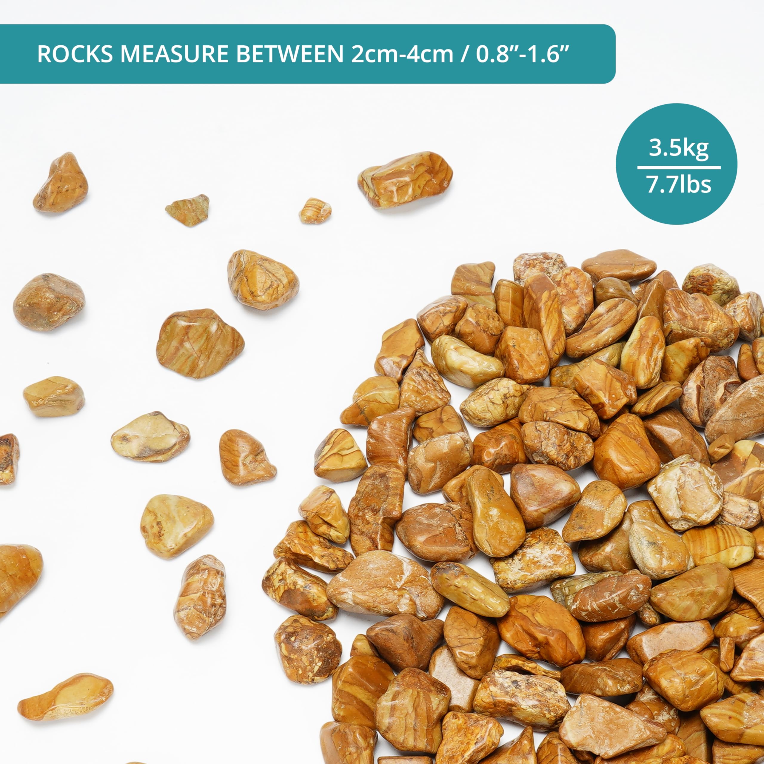 Pietre Decorative Nere 1.35 Kg - Ciottoli Per Vasi, Acquari E Terrari 2.5-3 Cm - Foto 10