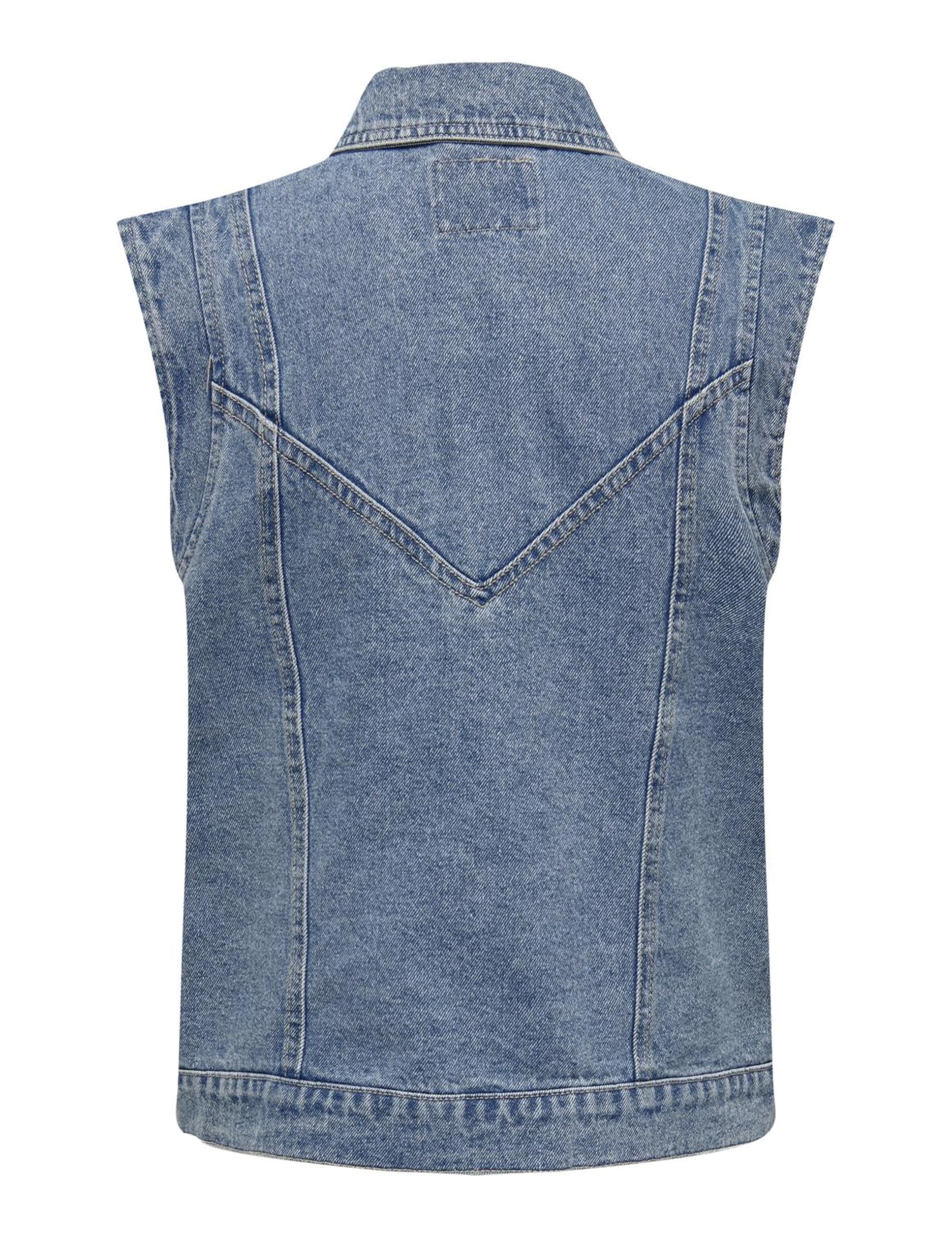 ONLY Women's Onlkennedy Sl DNM Waistcoat Bj Jacket