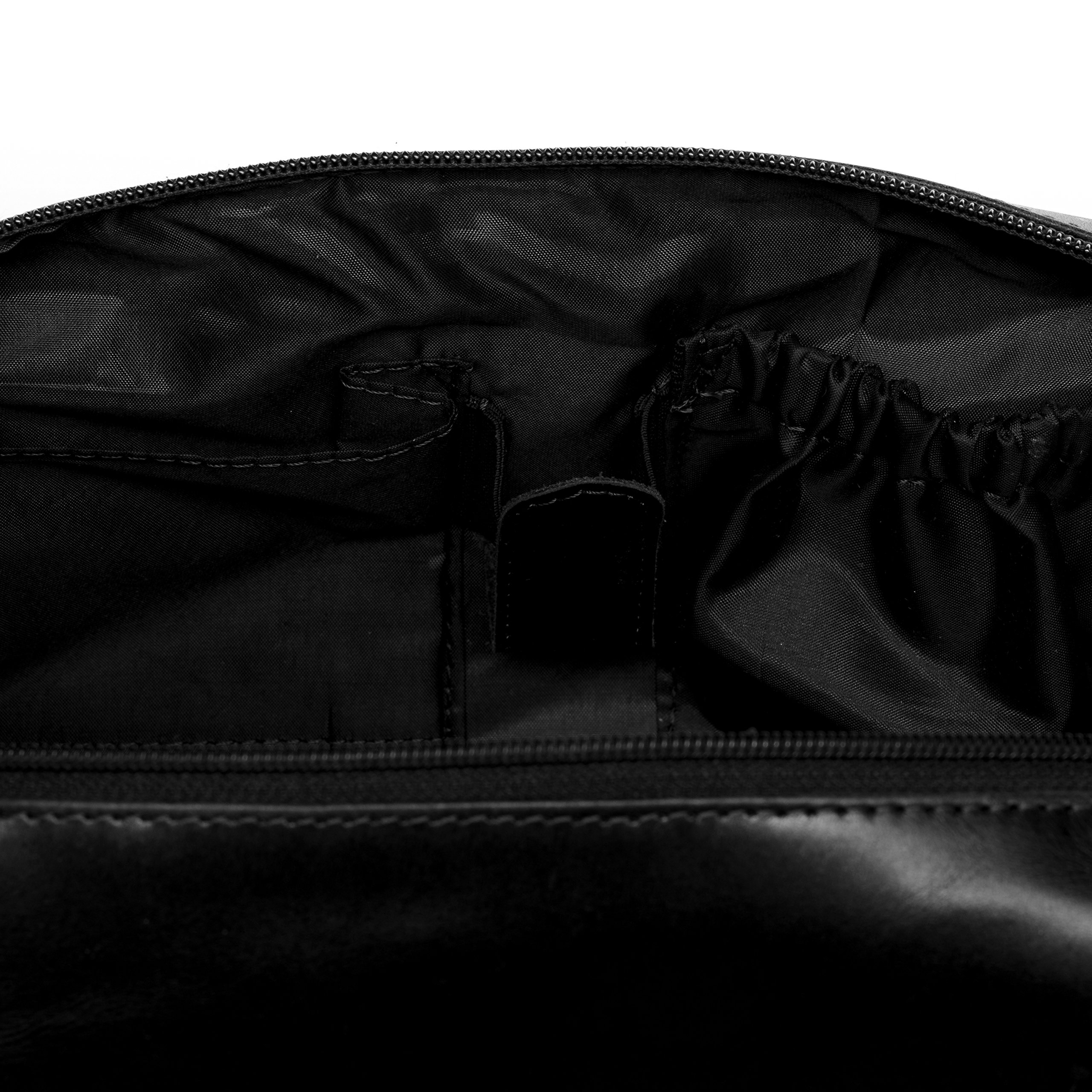 SID & VAIN große Kulturtasche Herren echt Leder - Waschtasche Bristol groß - Kulturbeutel Leder-Waschtasche Herren und Damen schwarz handgefertigt