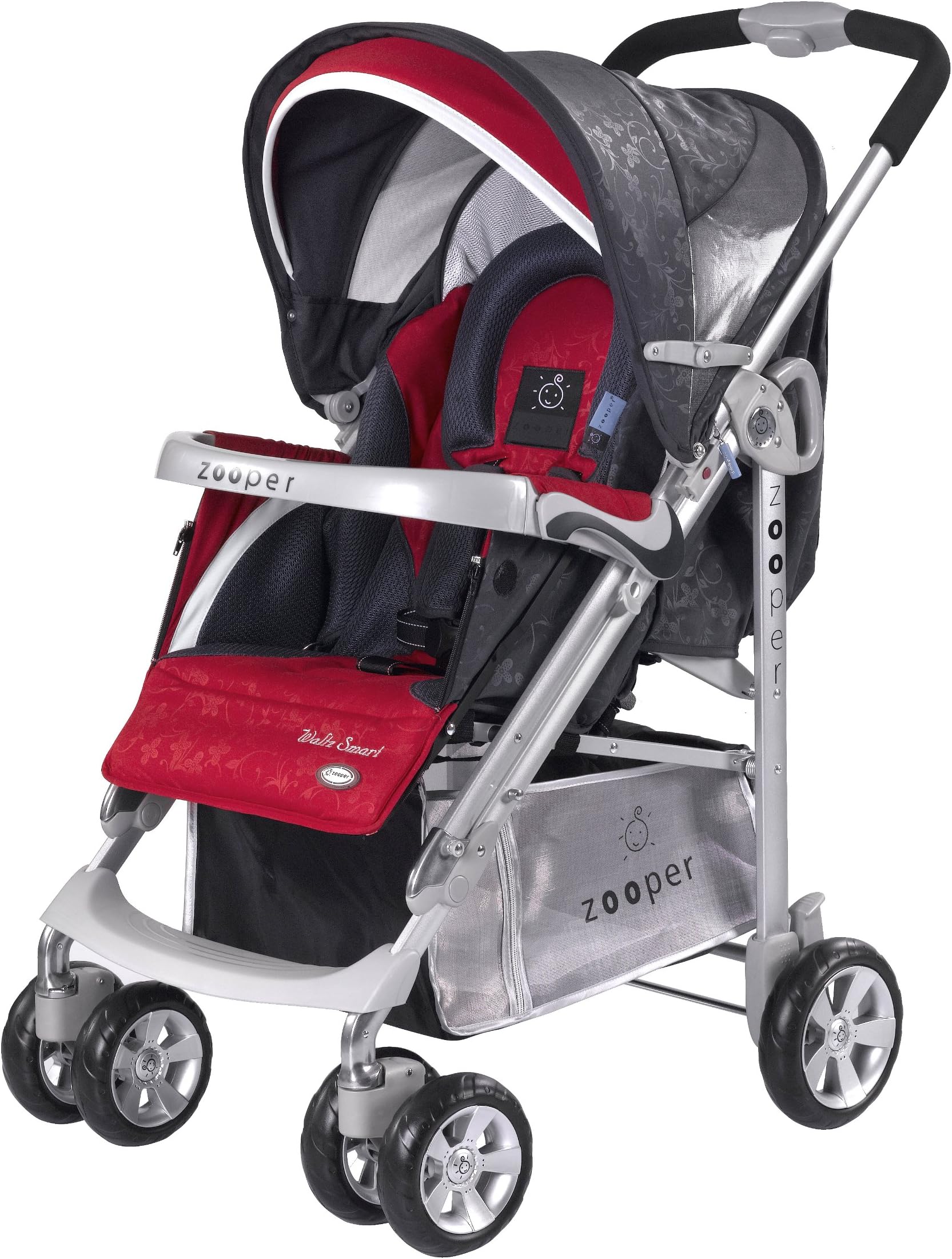 Zooper Waltz Smart Stroller, Ruby Storm