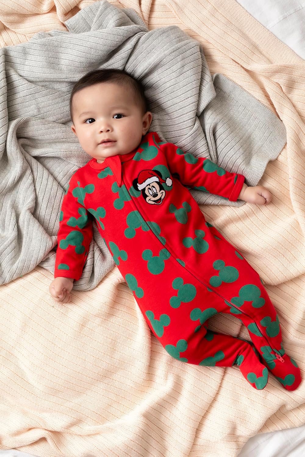monica + andy Double Zipper One Piece, 100% Organic Baby Clothes for Girls & Boys, Unisex, Preemie, Newborn & Infant Sizes