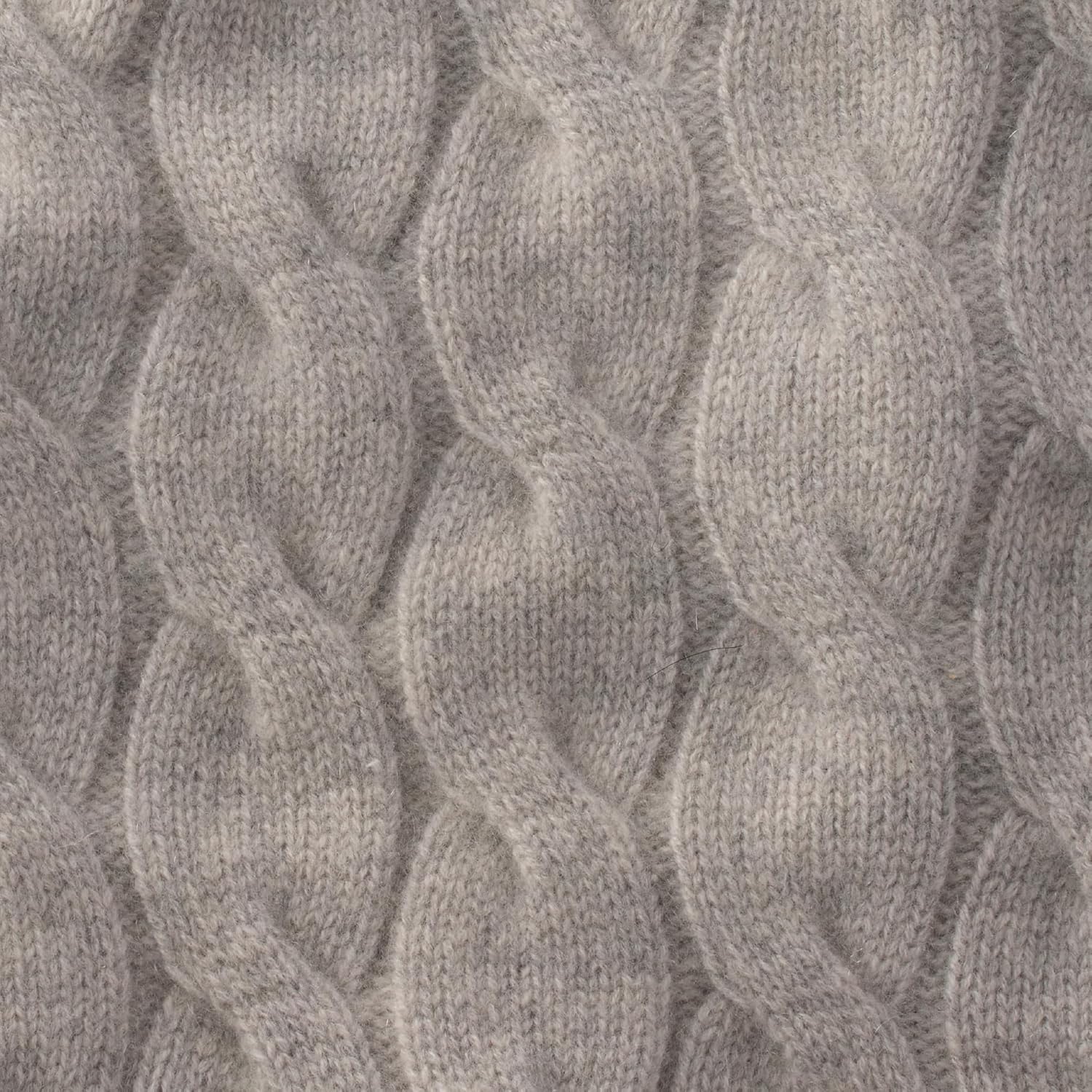 Clark – The Chunky 100% Cashmere Cable Sweater Vest Pet Pullover for Small, Medium and Large Dogs, Cashmere Mist, XX-Small