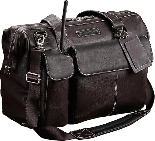 Lightspeed Aviation - The Gann, Bolso de cuero para vuelo 4112, Cuero, Carpintero