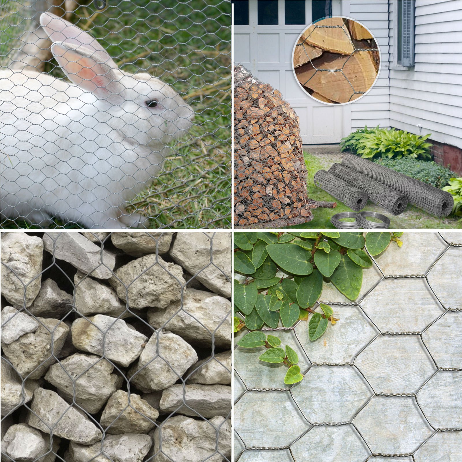 casa pura Grillage en Fil de Fer zingué, Clôture pour poulailler Jardin,Treillis de Bricolage, Grille résistante aux intempéries, épaisseur du Fil 0.8 mm (Maille 25mm - (H) 50cm x (L) 25m Galvanisé)