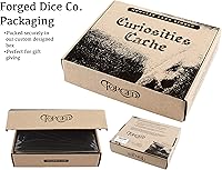Vista 5 de Forged Dice Co Curiosities Cache - Carpeta organizadora de tarjetas de monstruo y tarjetas hechizas con páginas (edición Tome) para tarjetas