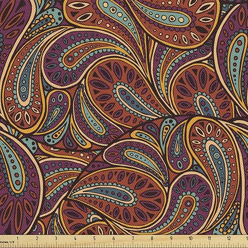 Vista 99 de Lunarable The Yard, tela de dulces de la yarda, deliciosos macarrones, magdalenas, magdalenas, azúcar, sabroso, delicioso, acuarela, tela