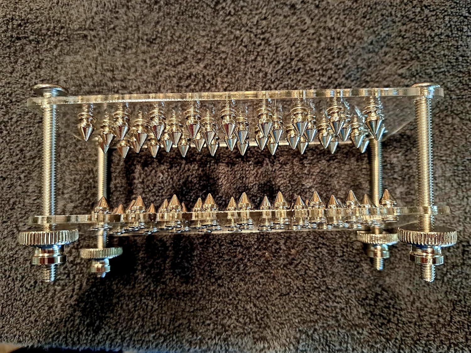 Generic Spiked Chastity Plates for Cock and Ball Torture Device | Cock Penis Torture for Sub Male and Penis Stretch BDSM Bondage Device | Sex Tools Spiked Chastity Sex Toy, Clear