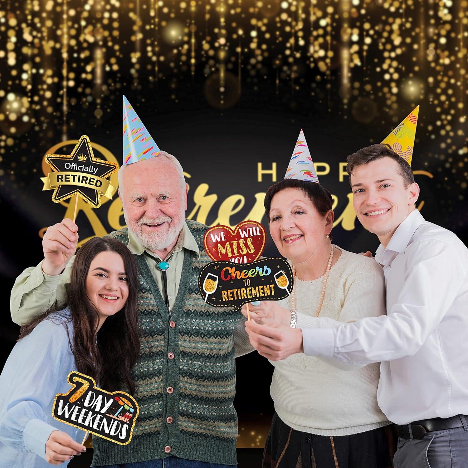 Rose Gold Farewell Guest Book - 18x12 We Will Miss You Signature Board For Retirement & Going Away Parties