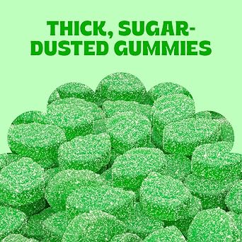 Cambie - Jelly Spearmint Leaves Candy, Sugar Coated Natural Spearmint Flavor, Soft & Chewy Texture, Perfect for Snacking, Sharing, Desserts, Packaged Fresh in Resealable Pouch - 2 lbs Bulk Pack