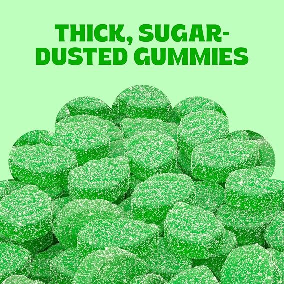 Cambie - Jelly Spearmint Leaves Candy, Sugar Coated Natural Spearmint Flavor, Soft & Chewy Texture, Perfect for Snacking, Sharing, Desserts, Packaged Fresh in Resealable Pouch - 2 lbs Bulk Pack