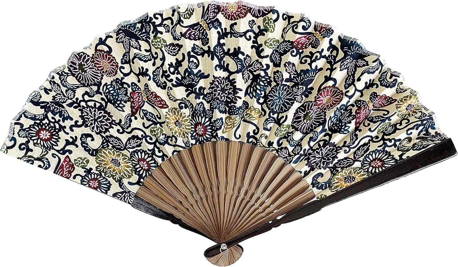 [くば笠屋] 扇子 レディース 沖縄限定 沖縄お土産 紅型扇子 パープル