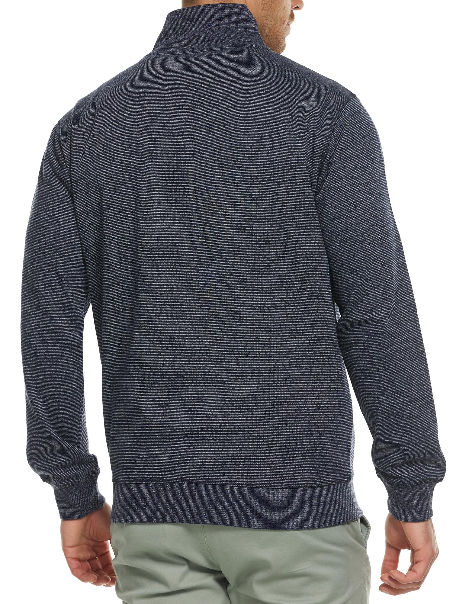 Indicode Herren INYanic Sweatjacke mit Stehkragen | Cardigan Herrenjacke Sweater Männer