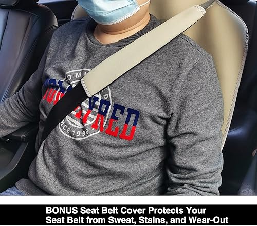 Miniatura 7 de Funda impermeable de neopreno para asiento de coche, protector de asiento antideslizante y a prueba de sudor, ajuste universal para asientos