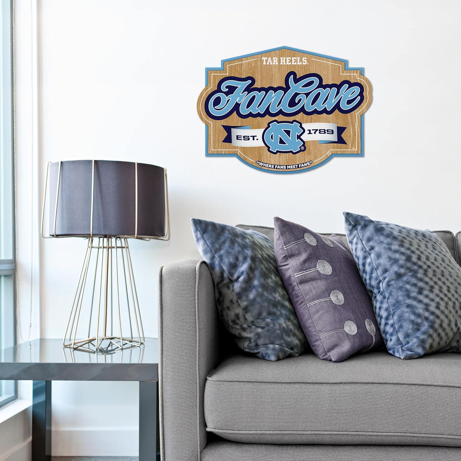 YouTheFan NCAA Officially-licensed FanCave 3D wall art - ready-to-hang, 3D multi-layered construction - floating wall mount design - Perfect fan gift