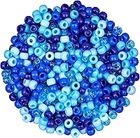 Vista 20 de Cuentas de Pony de Plástico Coloridas para Pulsera para Hacer Joyas para Pulseras de Amistad 6x9mm Multicolor para Cuentas Trenzado de Cabello