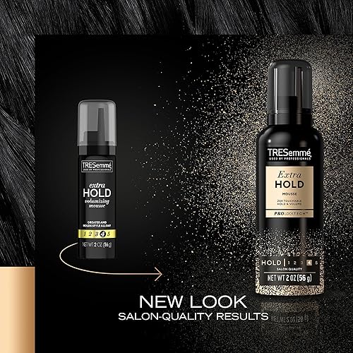 Miniatura 3 de Tresemme - Juego de mousse para el cabello Tres Two Hair Mousse Extra Hold + Tresemme Hair Mousse Extra Hold Mousse de tamaño de viaje, productos