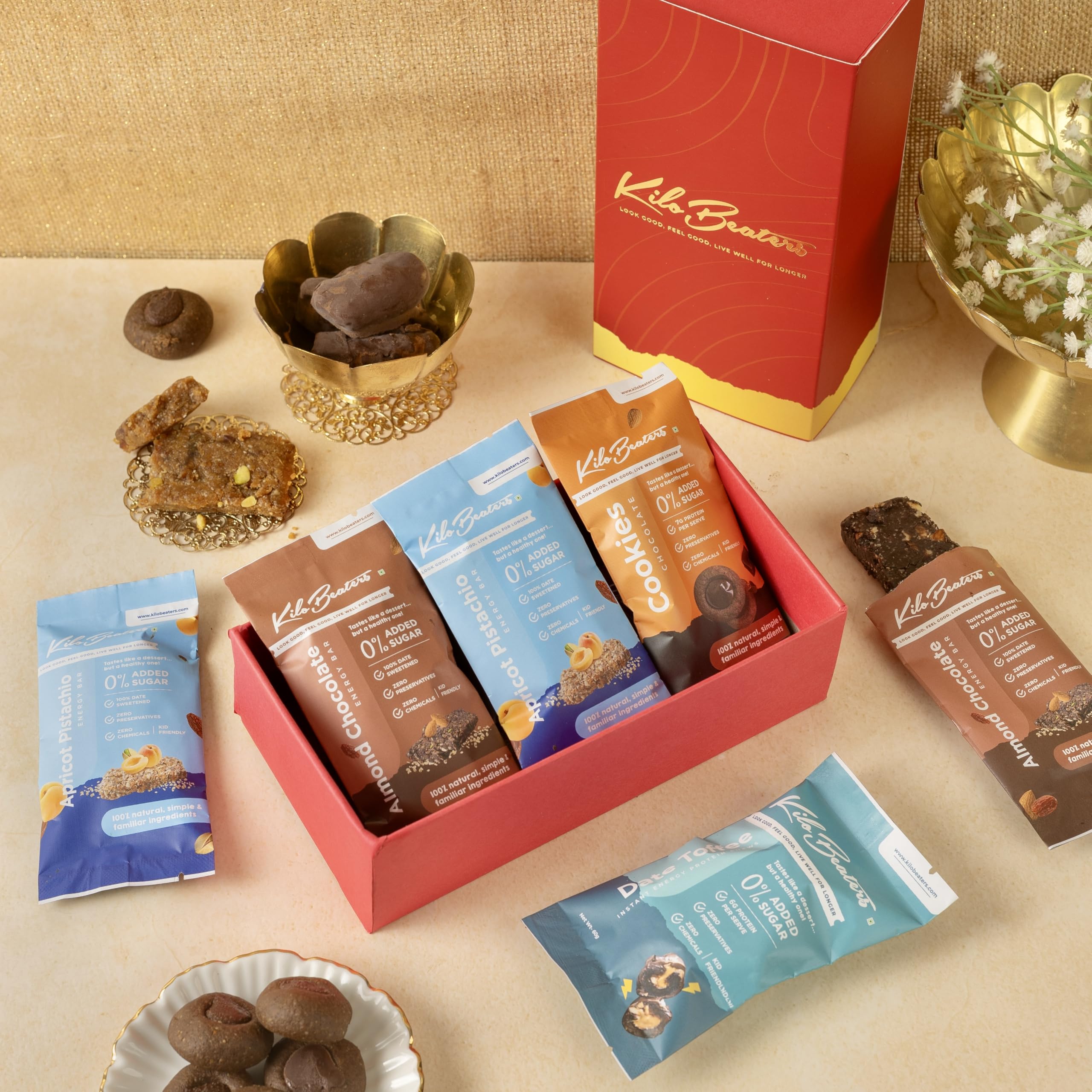 See full amazon price history chart for KILOBEATERS Diwali Gift Box, Healthy Snacks Hamper with, 2 chocolate cookies, 2 Almond chocolate bar, 2 Apricot Pistachio bar, 1 Date toffee, 1 Small Card Gift Pack - (Combo Pack of 8) KILOBEATERS Diwali Gift Box, Healthy Snacks Hamper with, 2 chocolate cookies, 2 Almond chocolate bar, 2 Apricot Pistachio bar, 1 Date toffee, 1 Small Card Gift Pack - (Combo Pack of 8) (B0CHF6BKY3) Amazon Price History, Amazon Price Tracker