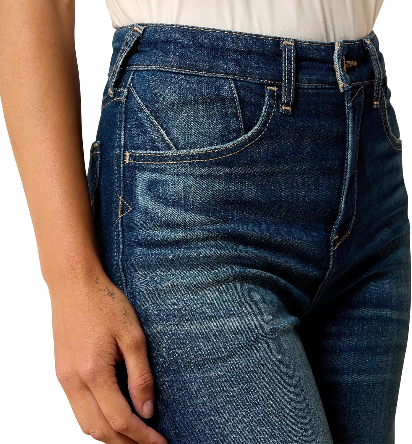 ARIAT Womens Ultra High Rise Penelope Wide Leg Jeans - Image 5