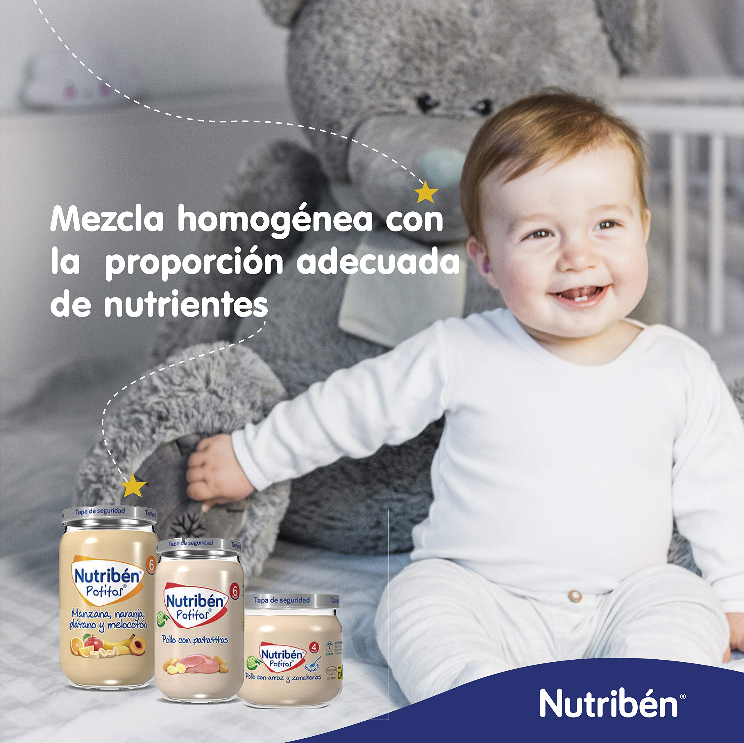 Nutribén Potitos Pollo con Arroz - 200 gr