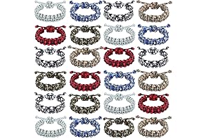 Adjustable Paracord Bracelets for Boys Ages 8-12
