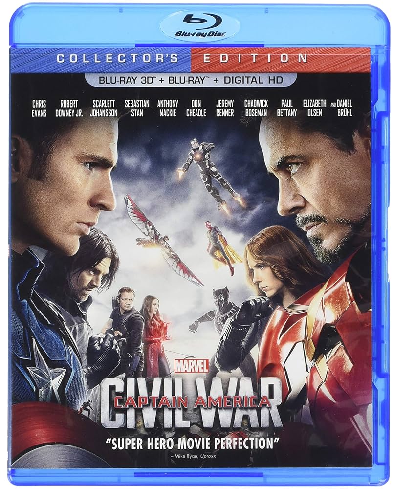 Amazon.com: Captain America: Civil War [3D Blu-ray] : Chris