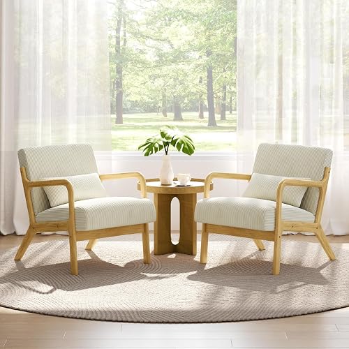 Yaheetech Corduroy Armchair