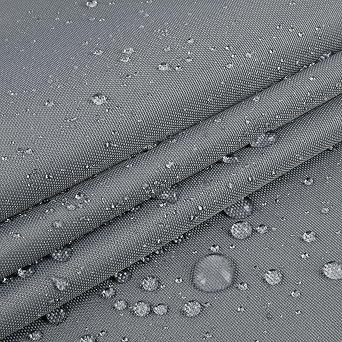 Marine Waterproof Canvas Fabric 600Denier 60"144" Canvas Cordura Material with Waterproof PU Backing for Car Boat Home Awning Tent Cushion, Gray