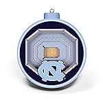 YouTheFan NCAA North Carolina Tar Heels 3D StadiumView Ornament - Dean E. Smith Center