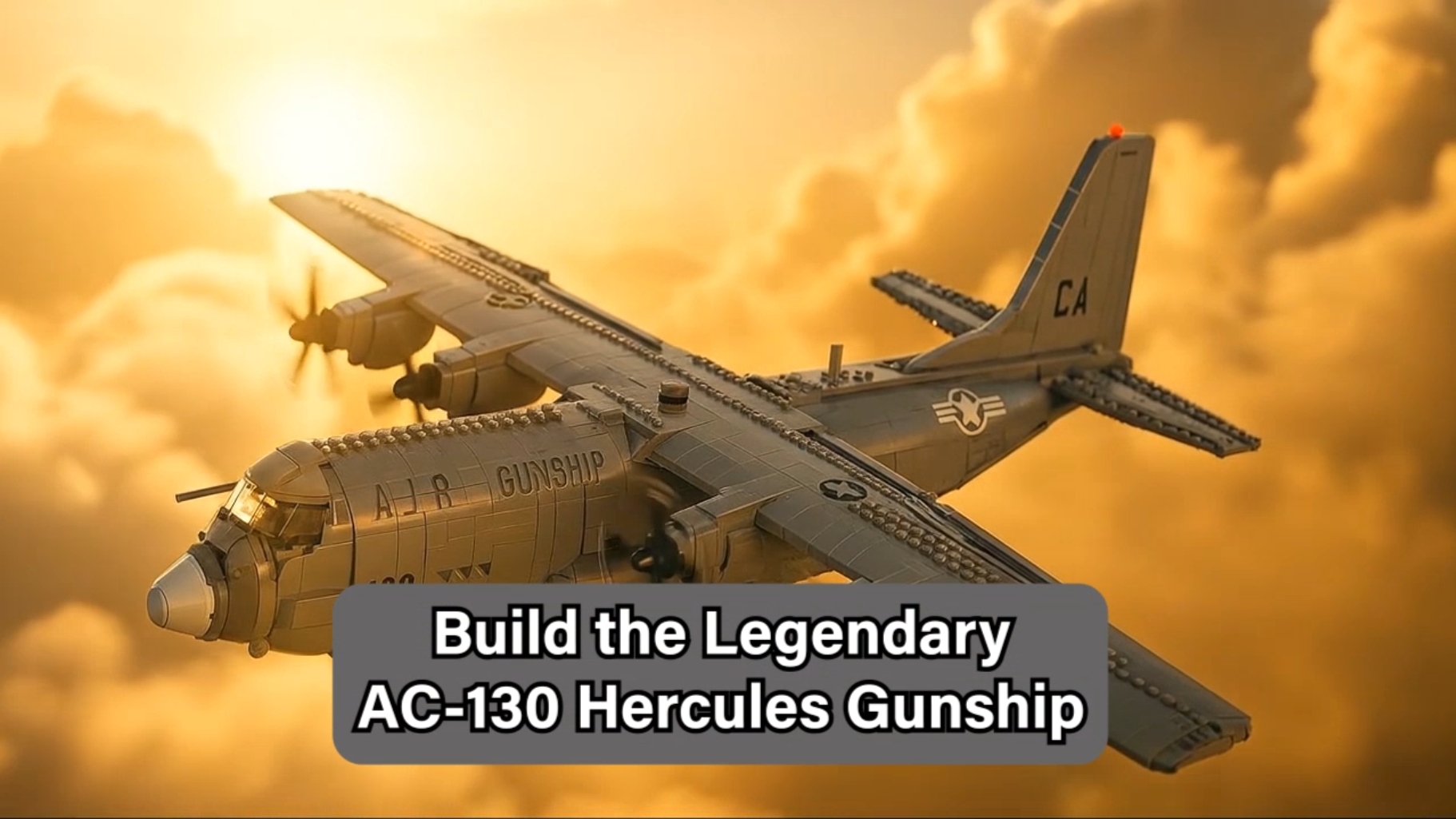 Amazon.com: General Jim's AC-130 Hercules Gunship Building Block
