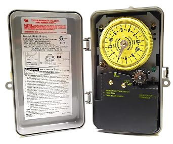 Intermatic R8815P101C Sprinkler/Irrigation Timer, 24-Hr, 120 VAC, DPST
