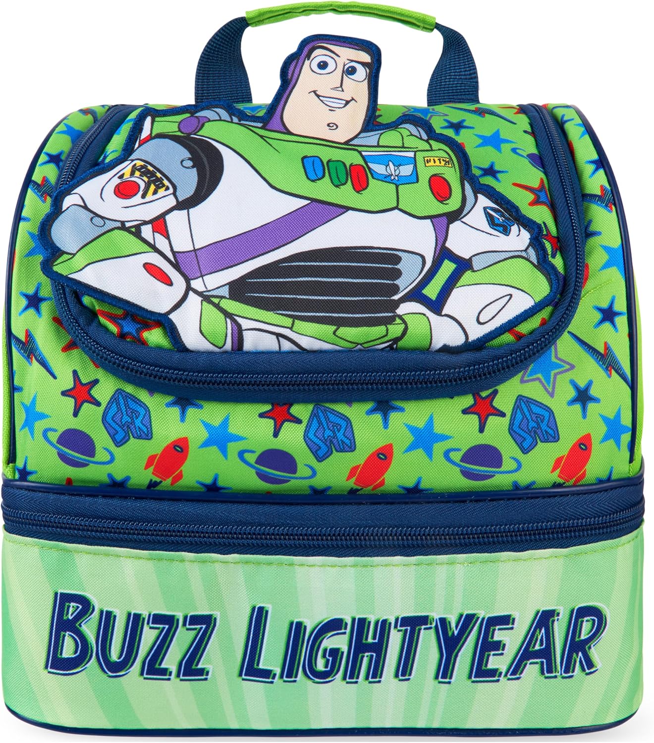 Get Trend Marvel Spidey and His Amazing Friends Insulated Lunch Bag | Dual Compartment, Reusable Kids Snack Bag, Zipped Cooler Bag with Handle and Strap for School, Picnic, Travel Gifts for Boys