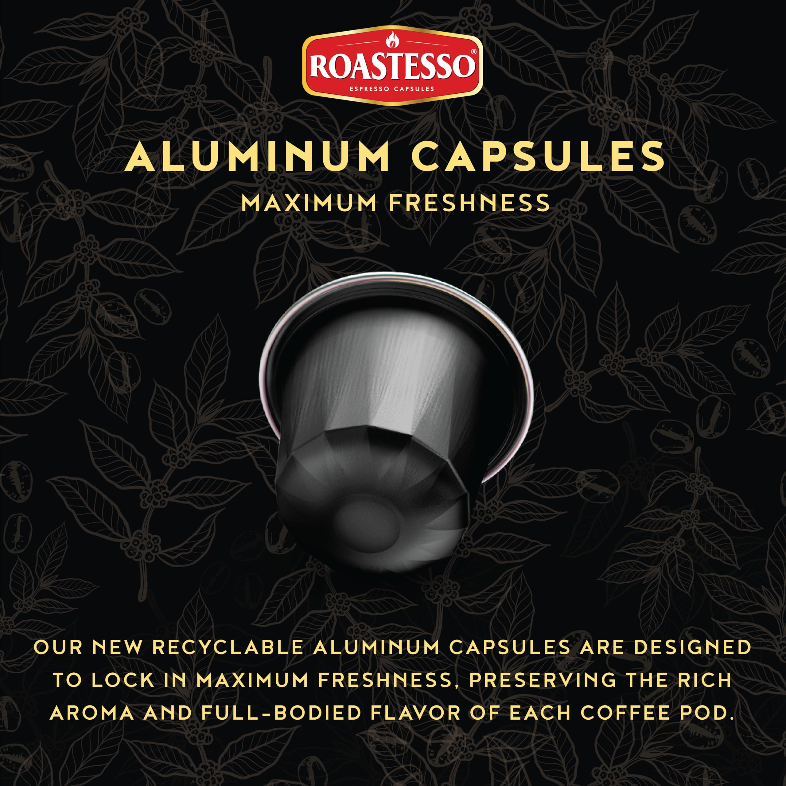 Roastesso - Cápsulas de café espresso (Hioncaff, 10 unidades (paquete de 8))