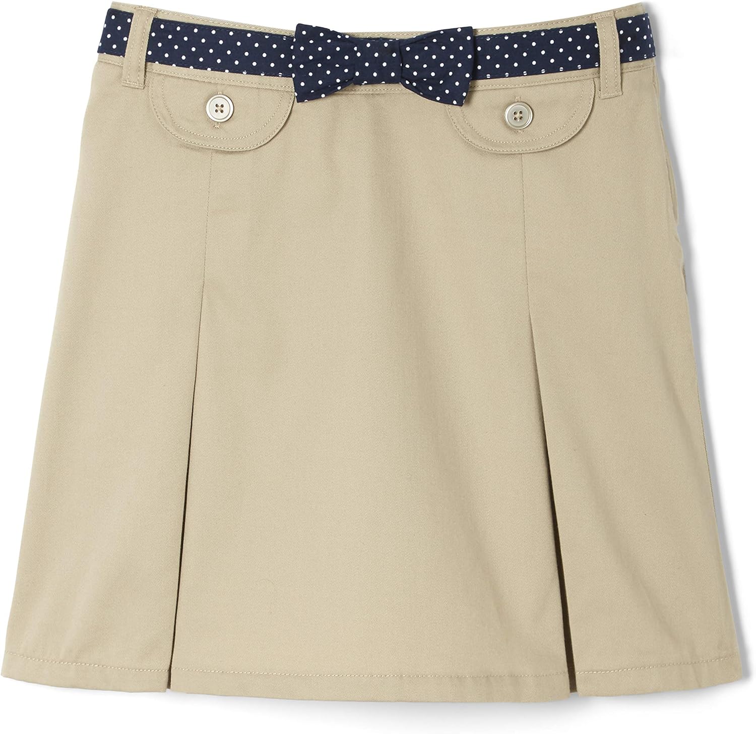 French Toast Little Girls' Polka Dot Belted Scooter