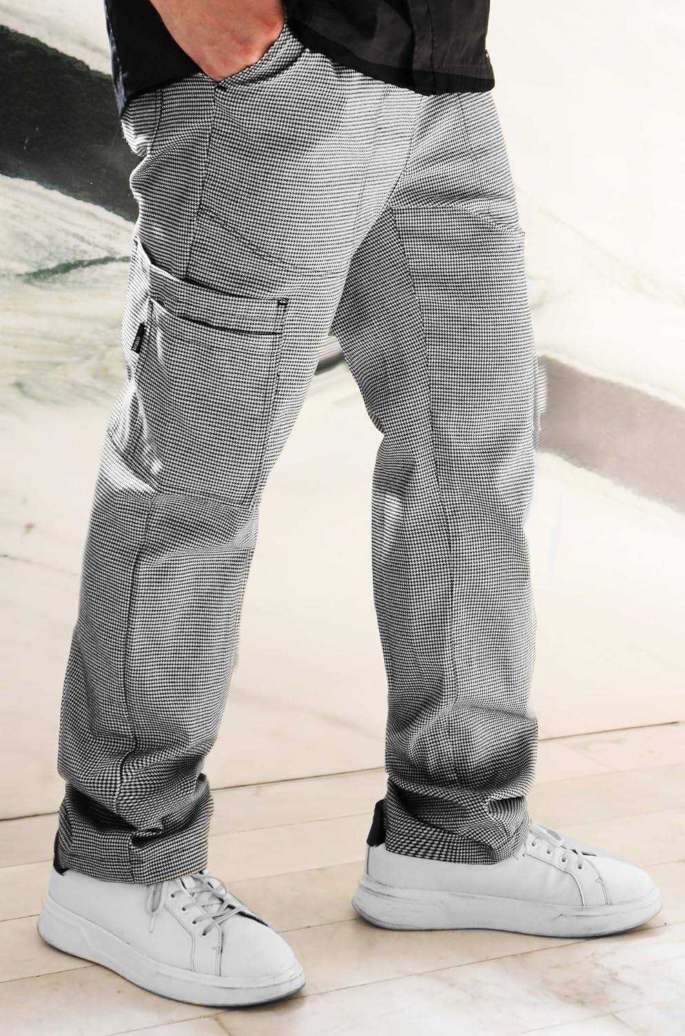 London Houndstooth Chef Pants - Men´s Elegance, Durability and Comfort for Everyday Wear