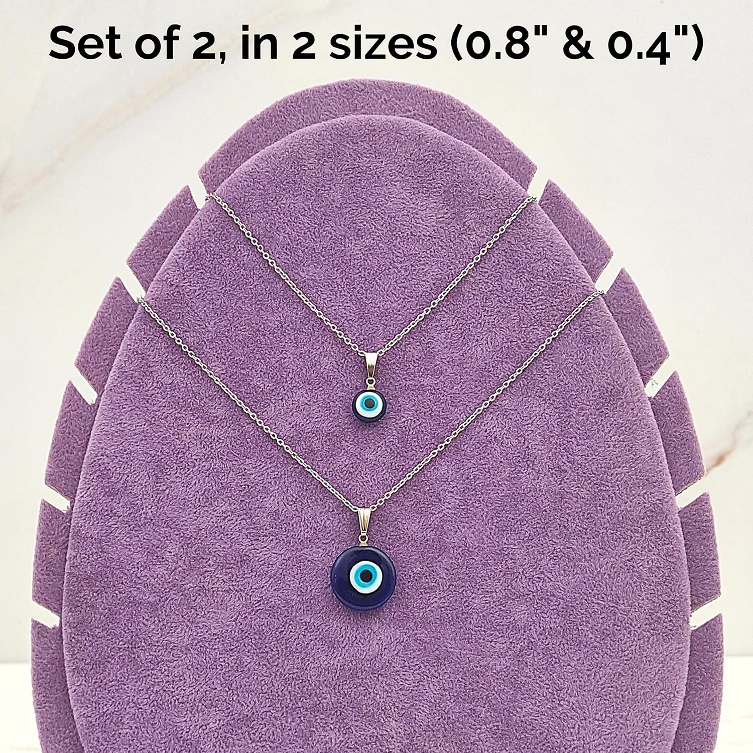 Miniatura 2 de Erbulus Collar contra el mal de ojo, dije de ojo malvado, joyería protectora contra el mal de ojo, collar de nazar de ojo turco para mujeres y