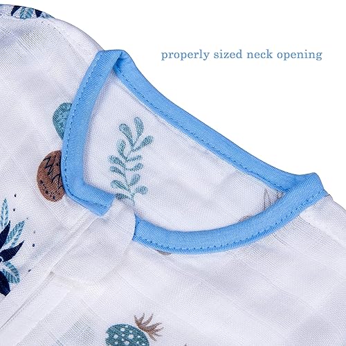 Miniatura 6 de Saco de dormir de muselina para niños pequeños de 0.5 TOG GRANDE, saco de dormir ligero y transpirable, manta de verano para 3 a 5 años, sacos de