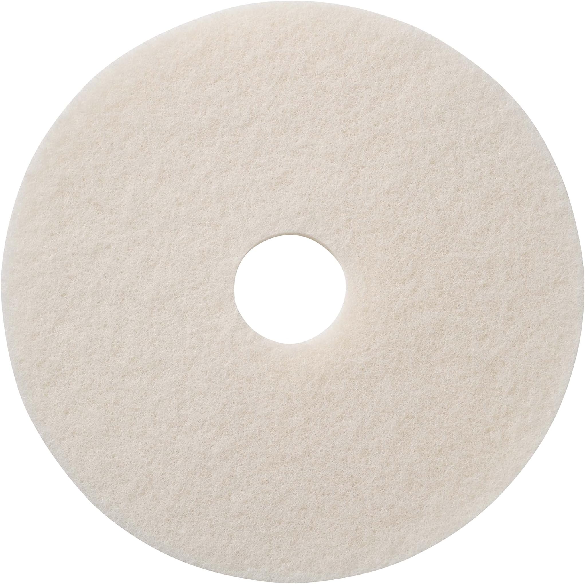 Americo Manufacturing 401224 White Super Polish Floor Pad (5 Pack), 24"