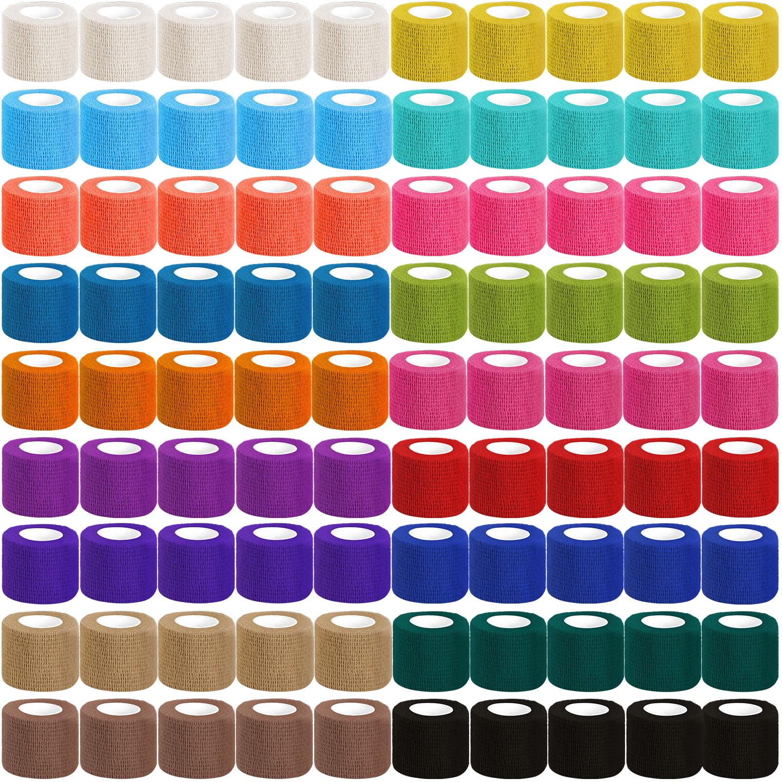 Colorful Self Adhesive Bandages - 90 Pack Bulk -8