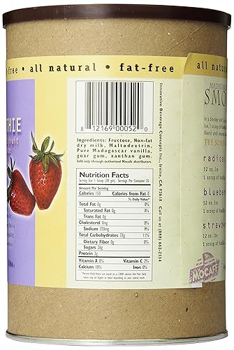 Miniatura 3 de MOCAFE Madagascar Mezcla de batido de vainilla, mezcla instantánea de frappe de lata de 3 libras, bebida mezclada estilo casa de café utilizada en