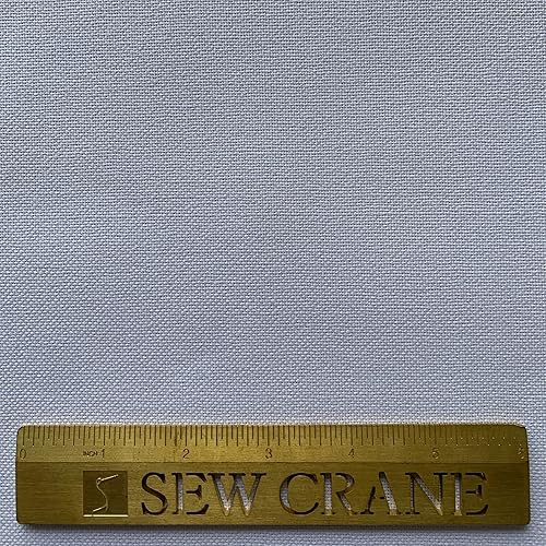 Miniatura 4 de Tela de punto de cruz bordado de tela Evenweave de 28 unidades, color blanco, 29 pulgadas de ancho x 39 pulgadas de largo