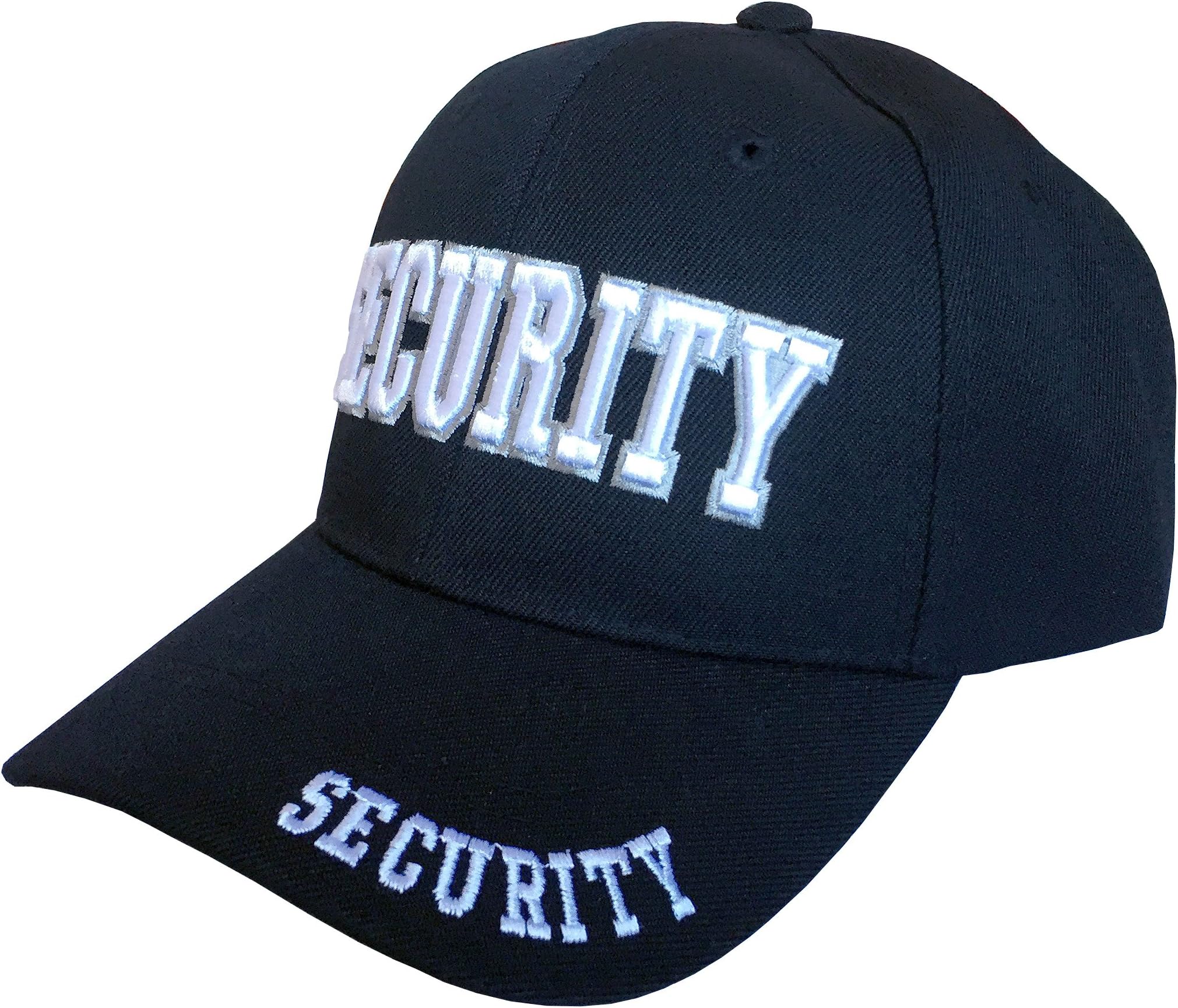 Security Law Enforcement Headwear 3D Embroidered Baseball Cap Hat, Adjustable