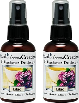 Set of 2 - Concentrated Spray For Room/Linen/Room Deodorizer/Air Freshener - Scent - Lilac- This sweet floral smells like true lilacs in full bloom. 2 fl. oz.