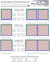 Vista 6 de Haus Maus The Original Laundry Guard - Stop Laundry From Falling Behind Washer/Dryer - Invented by a US Mom - Made in NorthAmerica - Magnetic - Fits